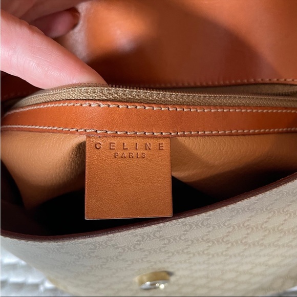 CELINE Shoulder Messenger Bag Macadam - Picture 8 of 10